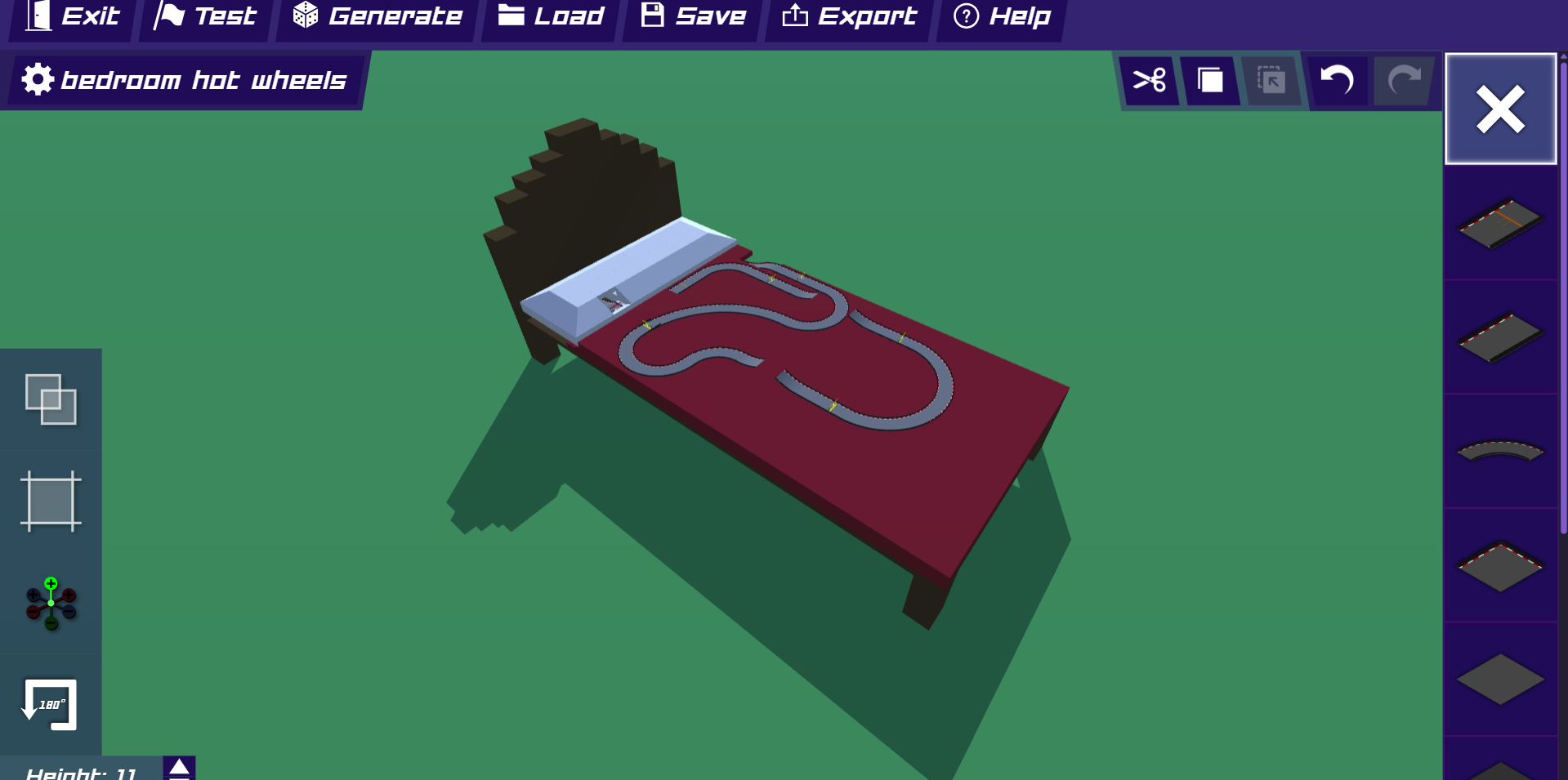 bedroom hot wheels