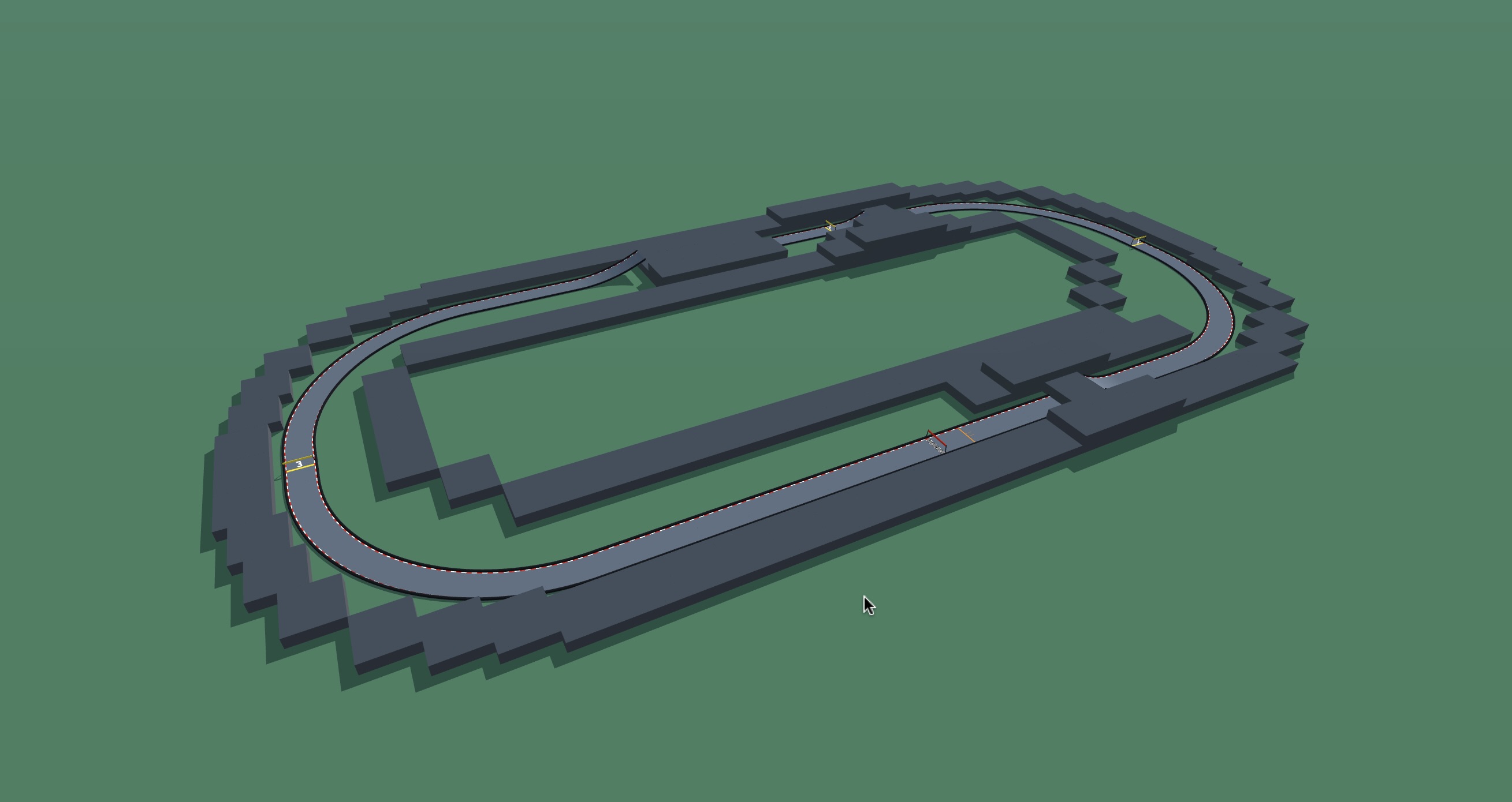Only 3 laps