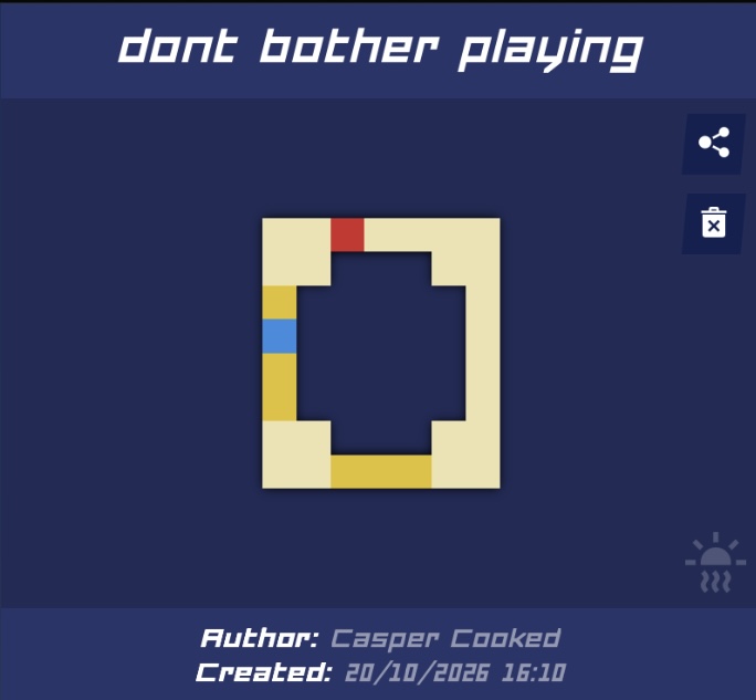 dont bother playing